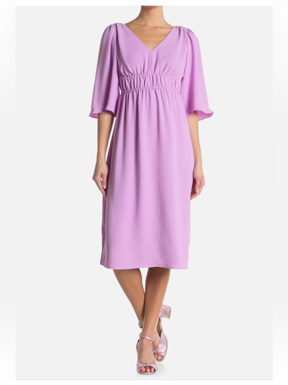 Trina Turk Lilac color knee length dress size 16